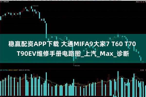 稳赢配资APP下载 大通MIFA9大家7 T60 T70 T90EV维修手册电路图_上汽_Max_诊断