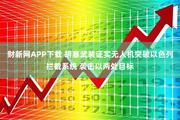 财新网APP下载 胡塞武装证实无人机突破以色列拦截系统 袭击以两处目标