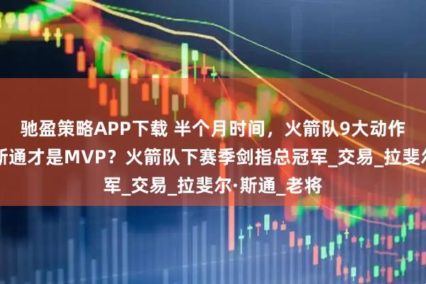 驰盈策略APP下载 半个月时间，火箭队9大动作提升阵容！斯通才是MVP？火箭队下赛季剑指总冠军_交易_拉斐尔·斯通_老将